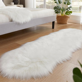 EasyJoy living room rug creates a warm, inviting focal point.