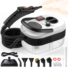 EasyWox 2500W handheld steam cleaner top view for quick chemical-free cleaning.
