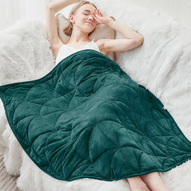 Eazfy Pro forest green weighted blanket ready for everyday comfort