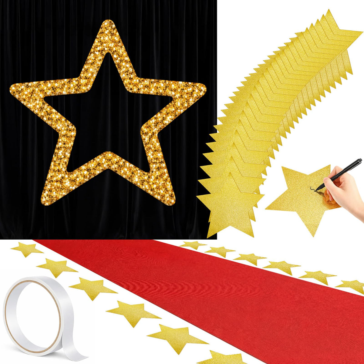 EBOOT versatile wedding, graduation, and party decor kit.
