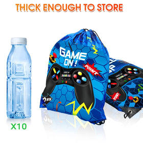 Eccliy gaming party favor bags opened for easy loot distribution