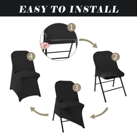 eccwai machine-washable chair cover simplifies cleaning after busy celebrations.