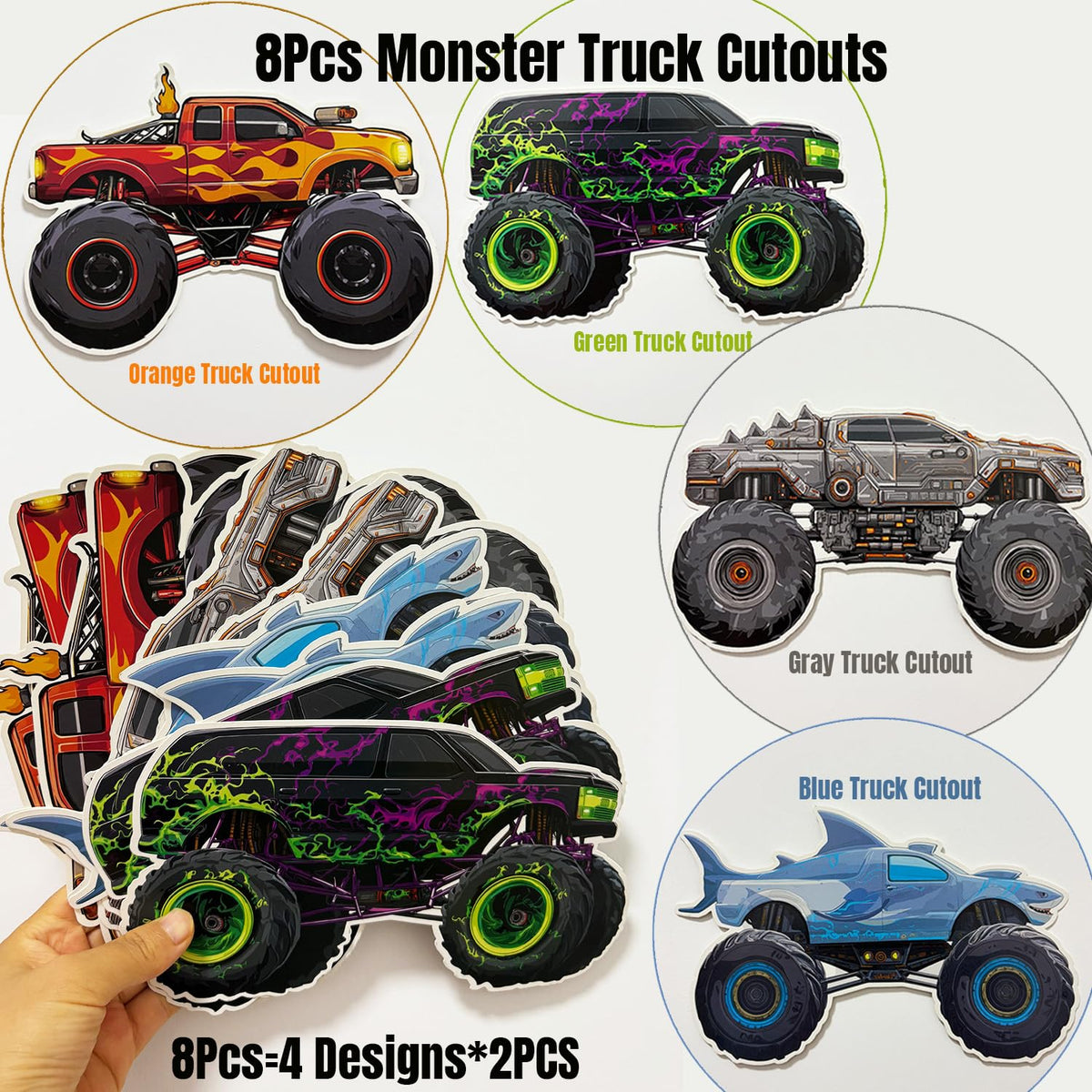 ECEAE coordinated 132-piece kit fits 3rd–5th birthday boy parties.