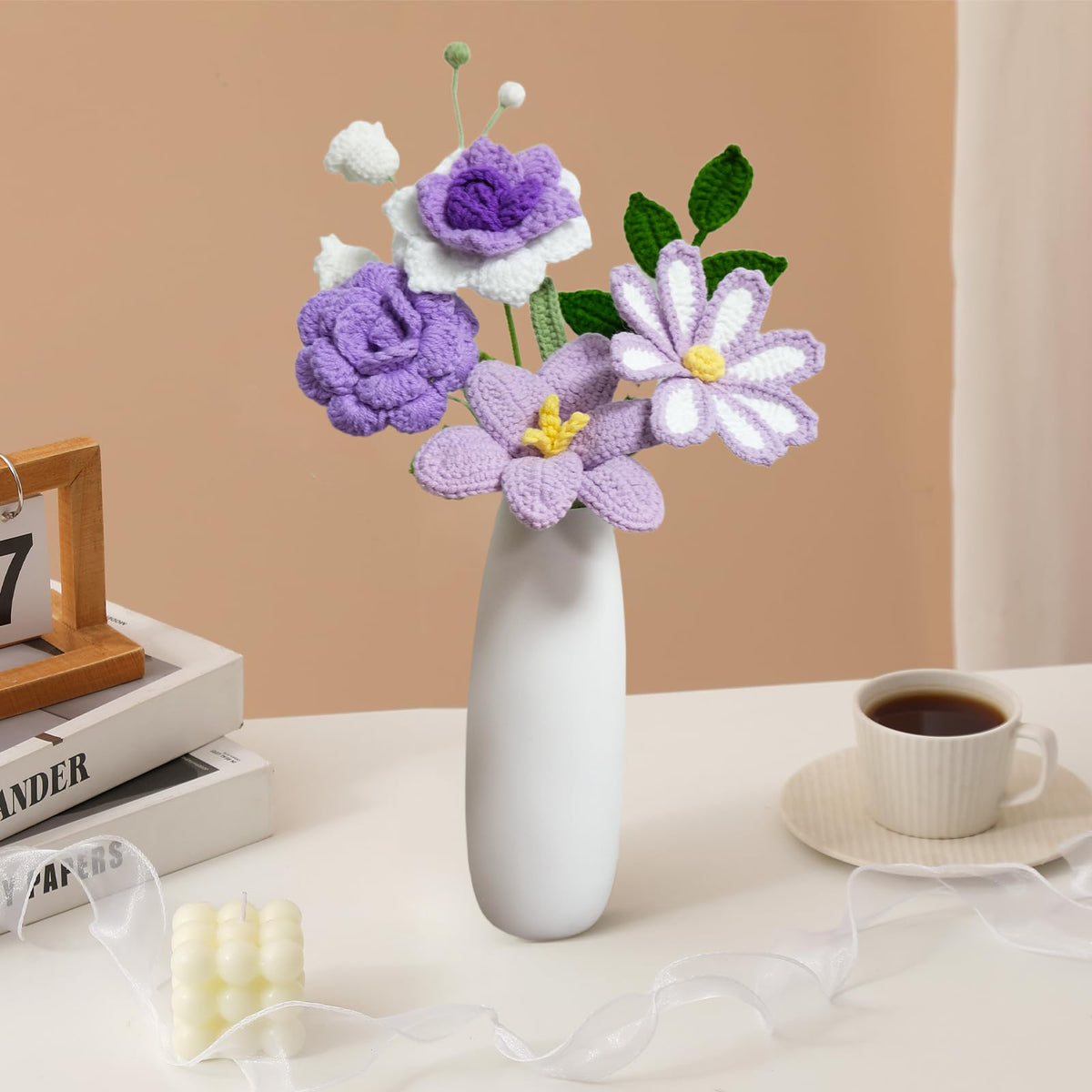 Ecerangus crochet bouquet box packaging, ready-to-gift presentation