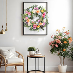 Ecerangus wreath is suitable for indoor and outdoor display.