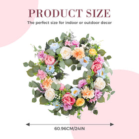 Ecerangus wreath packaging in gift box makes gifting easy.