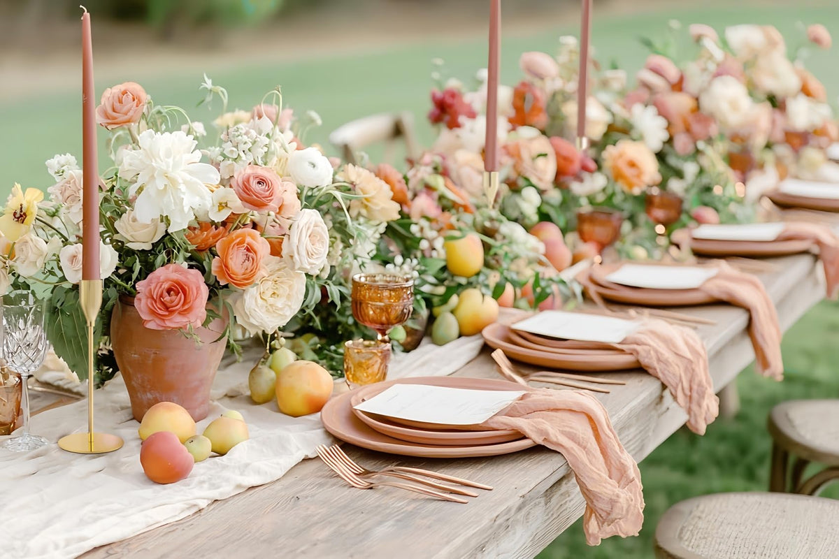 ECHFSM dining table candle holders add warm, elegant ambiance