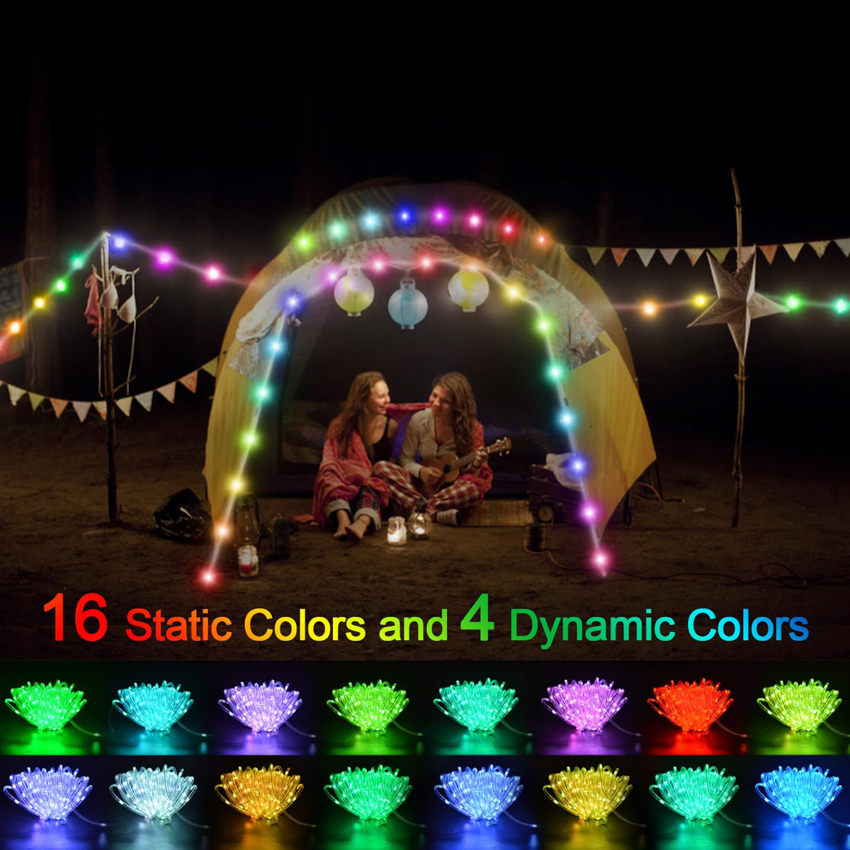 echosari 16 color-changing rope light adds customizable ambience
