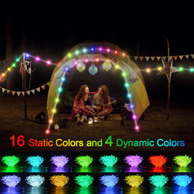 echosari 16 color-changing rope light adds customizable ambience