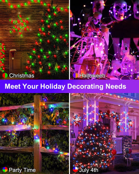 echosari smart fairy lights remote and app control for easy customization