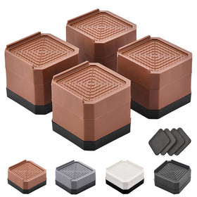 EclatBain bed risers 2-layer 3-inch height for stable elevation