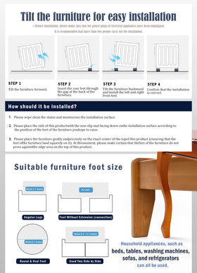 EclatBain compatible with desks sofas refrigerators and washing machines for versatile lifting.