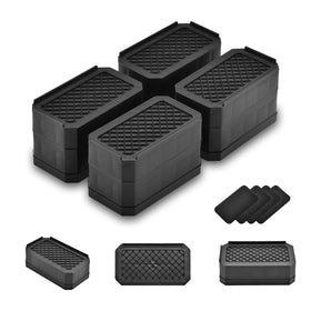 EclatBain BK-2 rectangle bed risers top view showing adjustable height