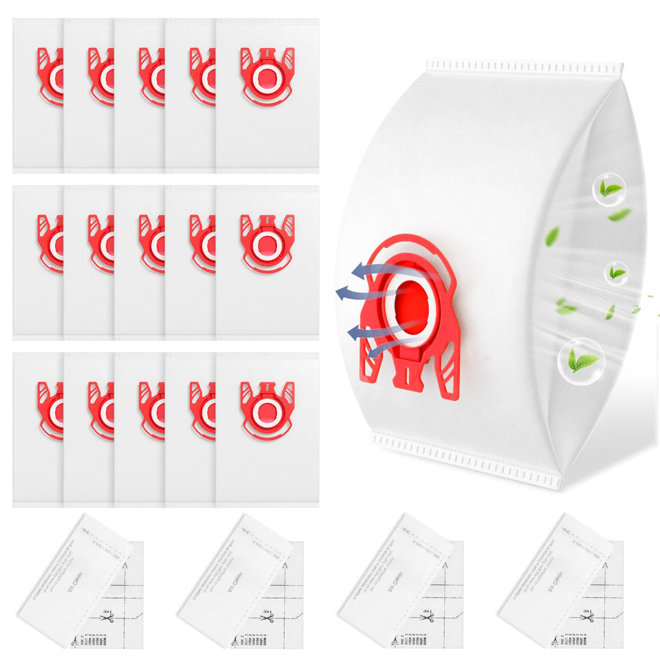 Ecleanfy 3D AirClean FJM bag pack 16 close-up showing multi-layer filtration