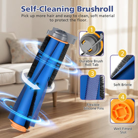 Ecleanfy base pre-motor filter captures large particles before reaching the motor.