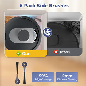 Ecleanfy pre-motor filter traps fine dust for better performance.