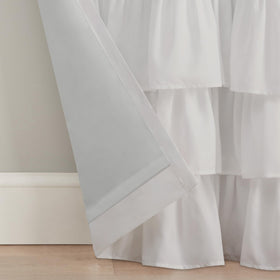 Eclipse Thermaback blackout coating helps keep the room cooler in summer.