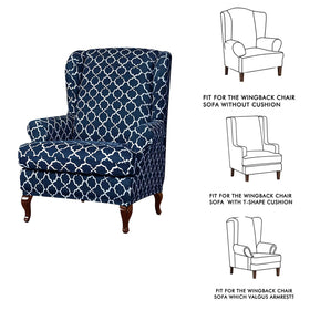 Eco-Ancheng Wingback Slipcover easy-care machine washable for busy homes