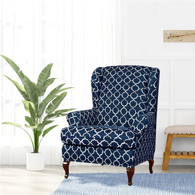 Eco-Ancheng Wingback Slipcover wrinkle-free finish for a neat look
