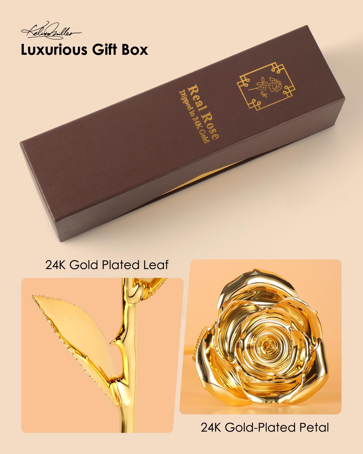 Eco Space certificate of authenticity included with the rose.