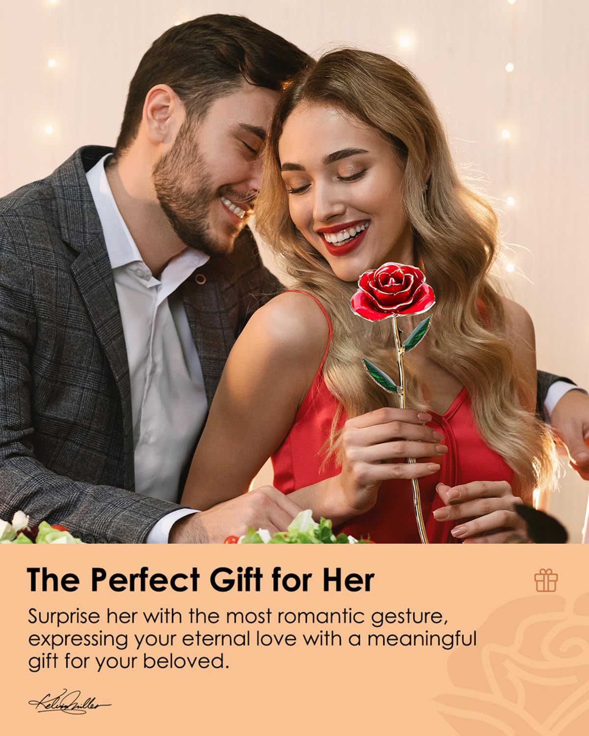 Eco Space Gold Dipped Rose securely packaged to arrive pristine.