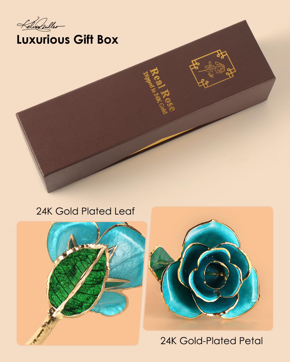 Luxurious Eco Space gift box with the rose for impressive gifting