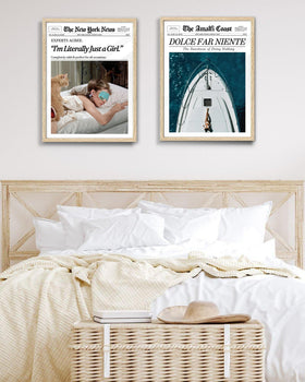 Great gift idea for fans of stylish wall art.