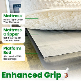 ECOHomes armchair-size gripper pad fits under armchairs for stable seating.