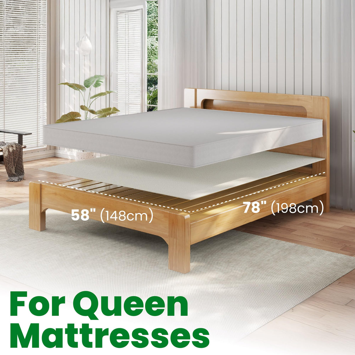 ECOHomes loveseat-size pad under loveseat cushions prevents shifting.