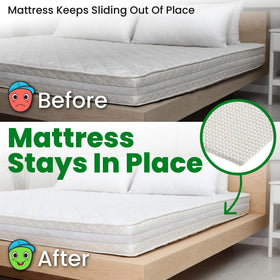 ECOHomes thicker anti-slip grip pad boosts grip for firm couch cushions.