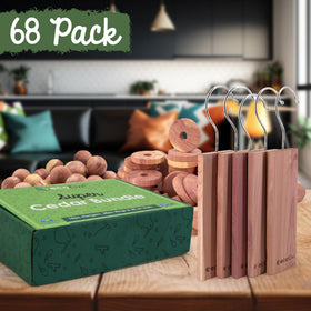 ecoKiwi cedar blocks in a drawer protect fabrics and reduce odor.