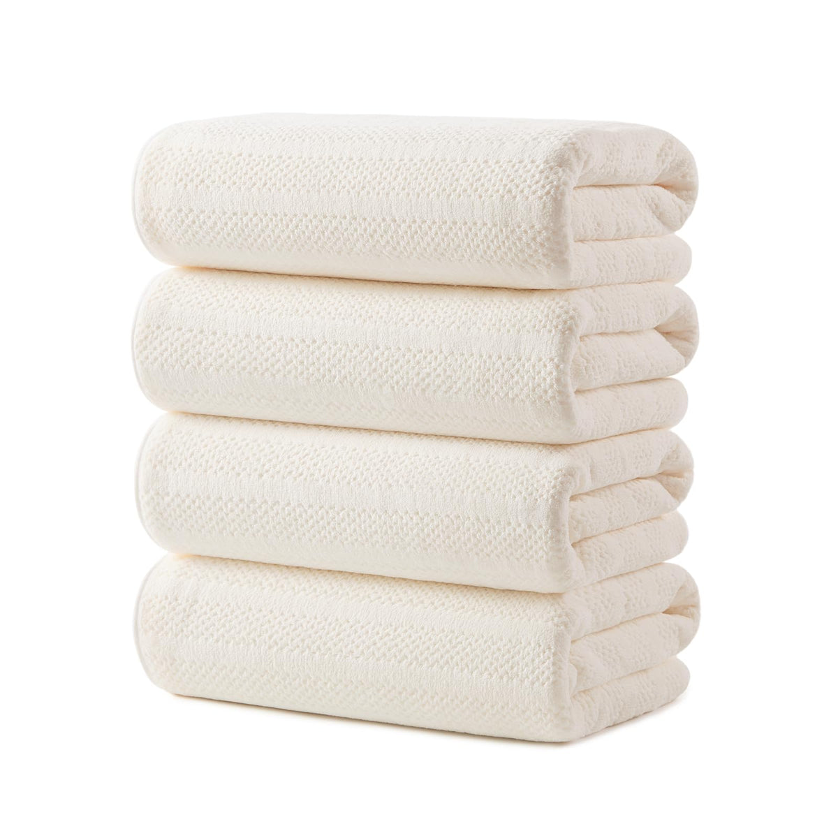 ecolook 31x63 beige bath towel full-coverage for spa-like drying