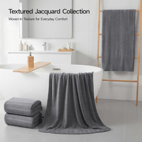 Ecolook coral fleece towel emphasizes soft, skin-friendly comfort.