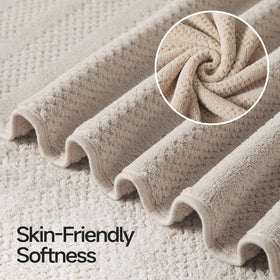 ecolook extra-large 31 by 63 inches towel wraps the body comfortably.