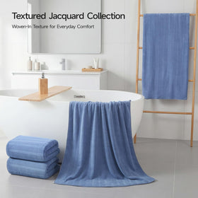 ecolook coral fleece towel provides a gentle skin touch.