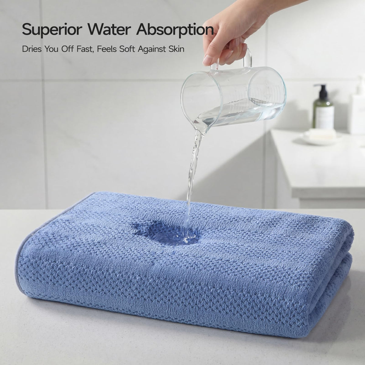 ecolook versatile towel for home, pool, gym and travel.