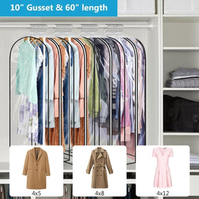 ECOMAID long coats and gowns fit neatly inside for organized storage.