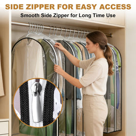 ECOMAID protects clothes from pet hair while stored in your closet.
