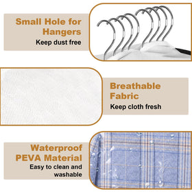 ECOMAID transparent design lets you pick clothes without unboxing the bag.