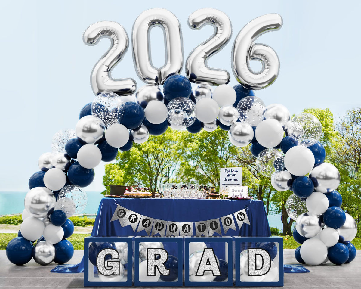 Ecomore glitter stickers for prominent grad messages and banners.