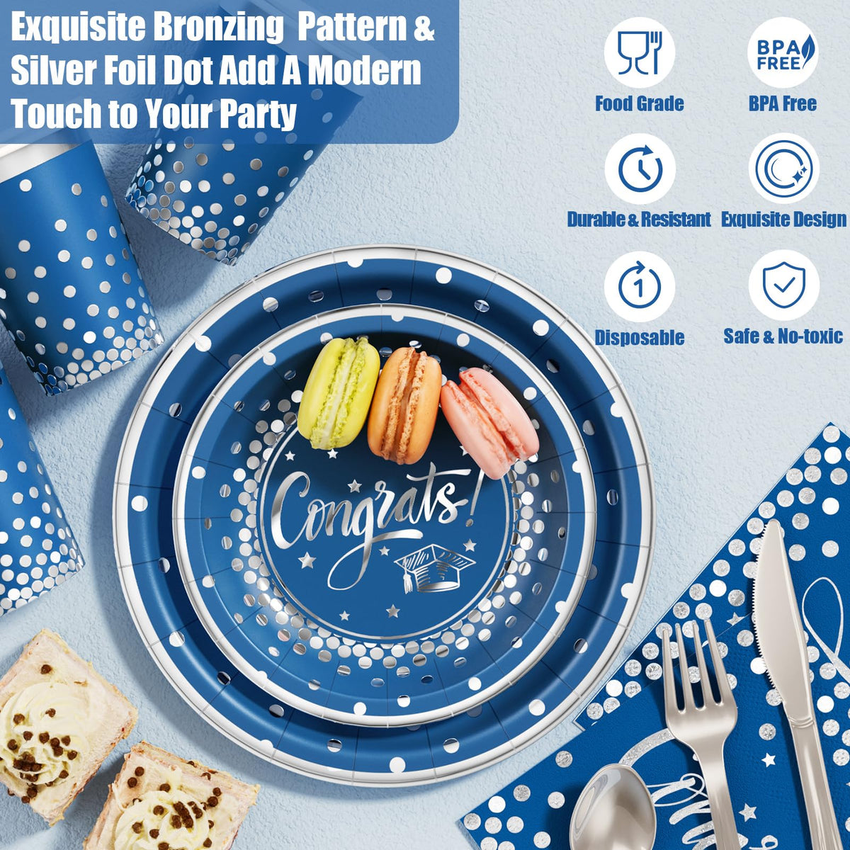 Ecomore 9 inch plates designed for main courses and more