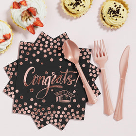 Ecomore 7inch dessert plates coordinate with the theme for treats