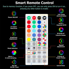 EcoMyLife six RGB dynamic modes for versatile scenes.
