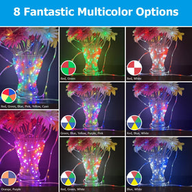 EcoMyLife warm white RGB twinkle lights for cozy indoor evenings.