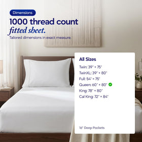 ECONEST LIVING easy-care sheet resists fading and shrinking with regular washing.