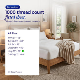 ECONEST LIVING long-staple cotton enhances durability and softens with washes.