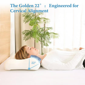 EcoPillo cooling gel memory foam pillow offers cool, even comfort