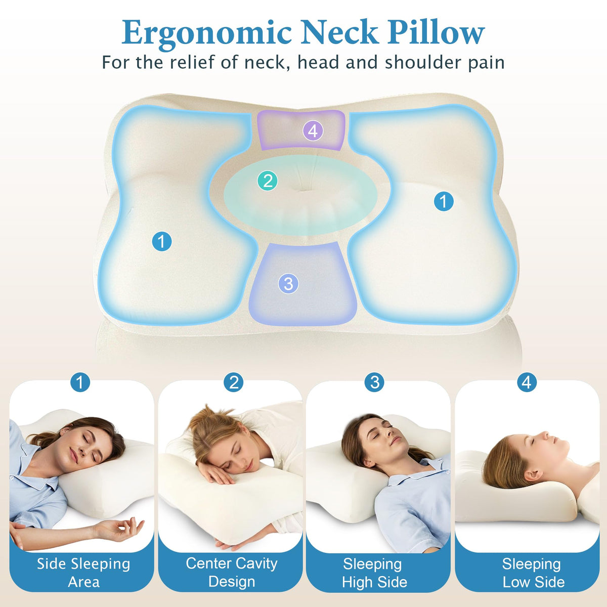 EcoPillo silky cooling pillowcase reduces friction for smooth skin and hair