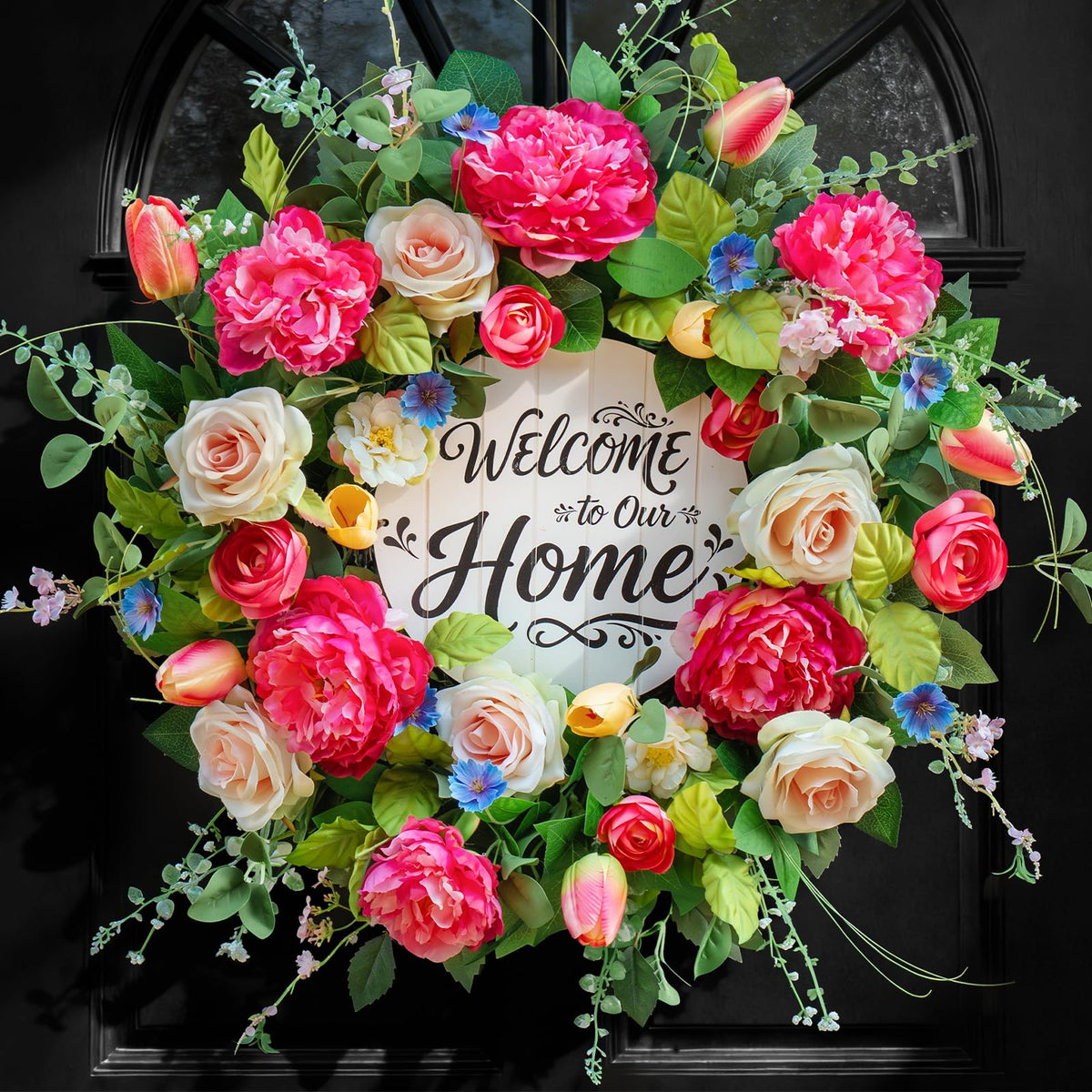 EcoRing large 24 inch wreath creates a stunning entrance