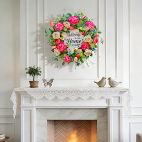 EcoRing durable greenery base supports realistic flowers year-round